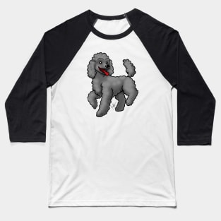 Dog - Poodle - Black Baseball T-Shirt